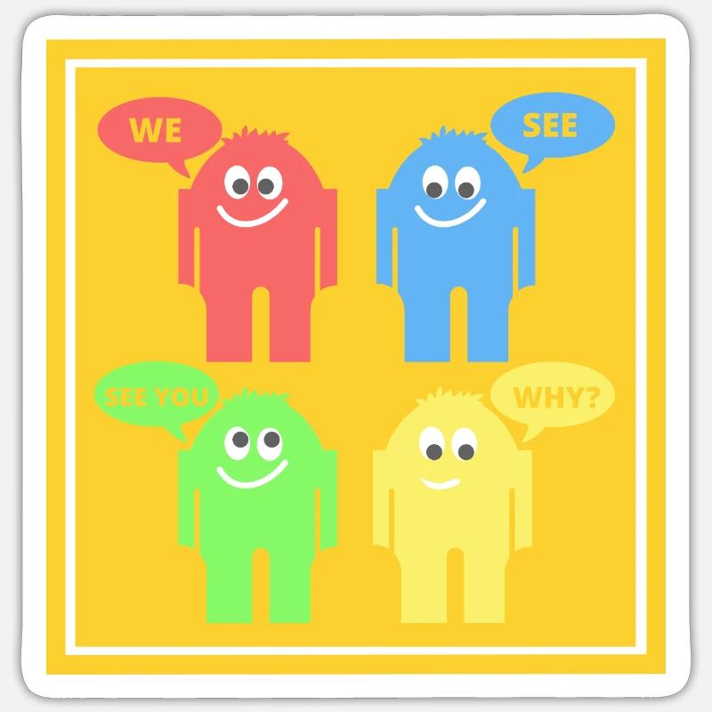 Sticker size S (10 x 10 cm) - 