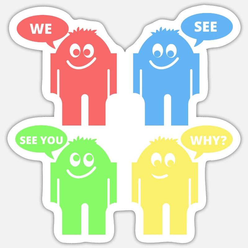 Sticker taille S (10 x 10 cm) - 