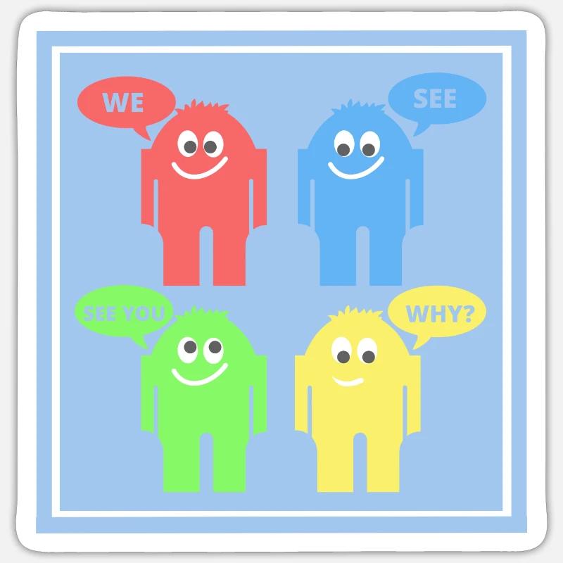 Sticker taille S (10 x 10 cm) - 