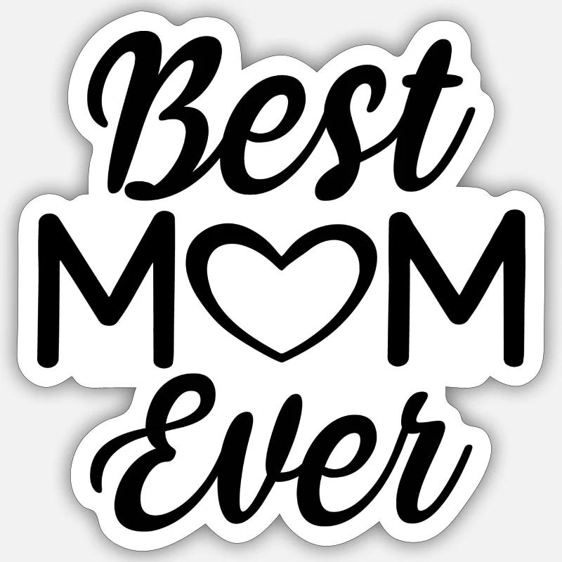 Beste Mutti Sticker Größe S (10 x 10 cm)
