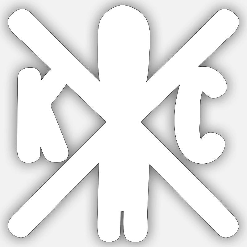 Sticker Größe S (10 x 10 cm) - 