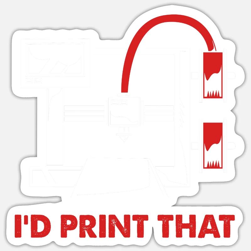 3D Printing Printing Prototype Sticker size S (10 x 10 cm)