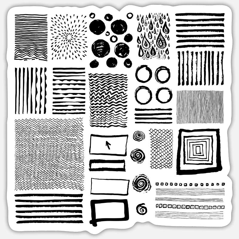 Grafik Sticker Größe S (10 x 10 cm)