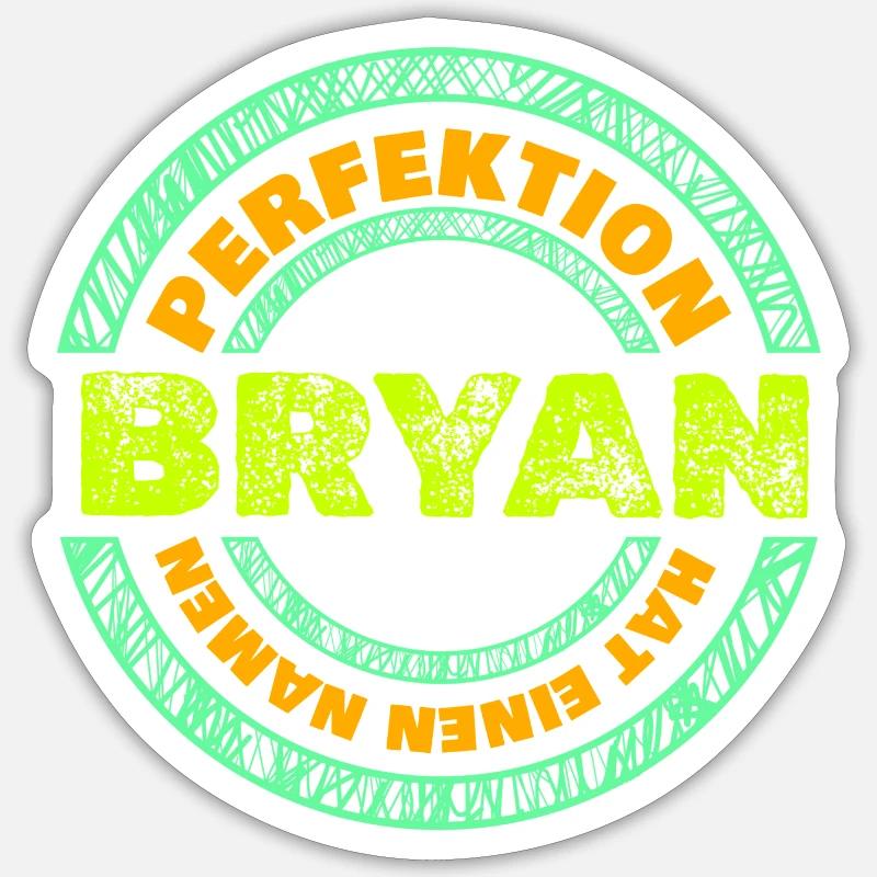 Bryan dans le rôle de Bryan Sticker taille S (10 x 10 cm)