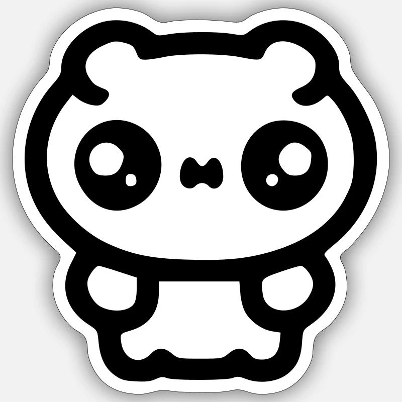 Sad Hamster - Sticker size S (10 x 10 cm) - white matte
