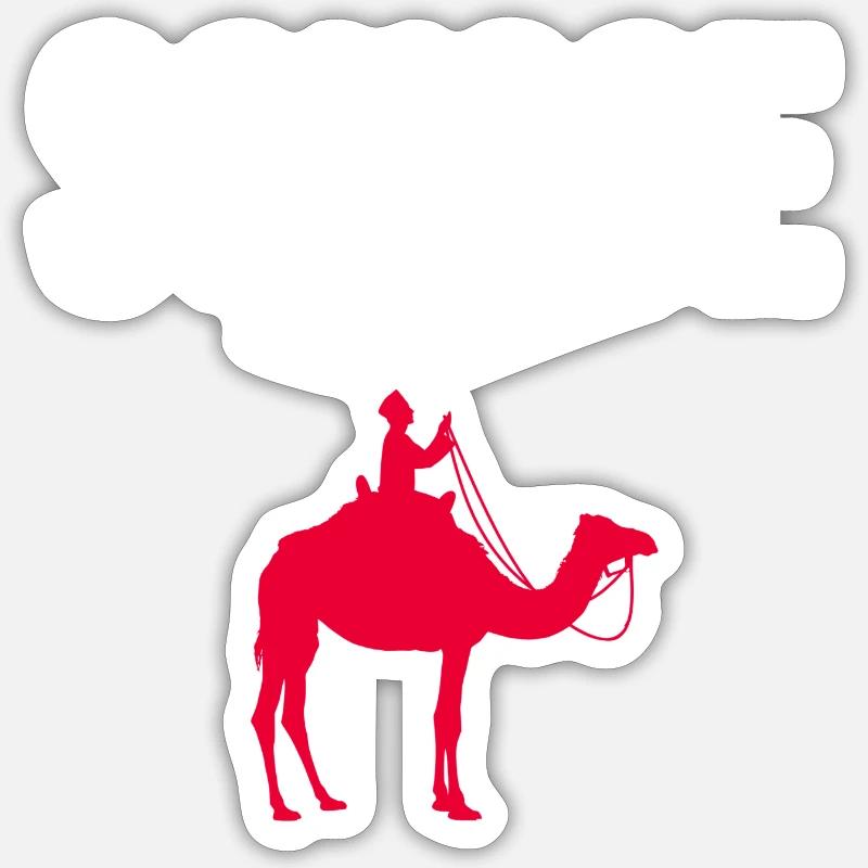 Sousse Kamel Sticker Größe S (10 x 10 cm)