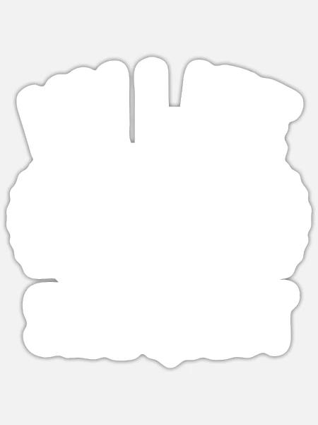 Mein Leben ist eine Nebenquest - Sticker Größe S (10 x 10 cm) - Mattweiß