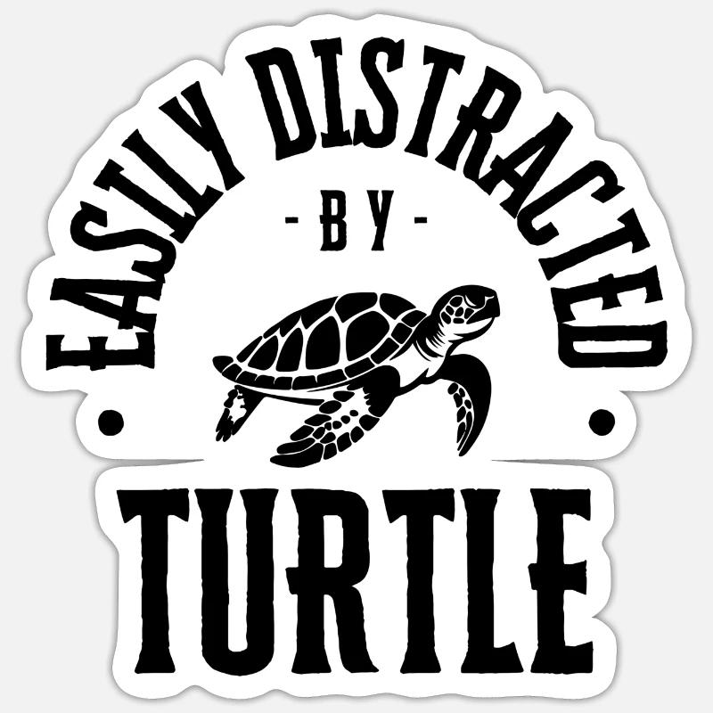 Turtle Sticker size S (10 x 10 cm)