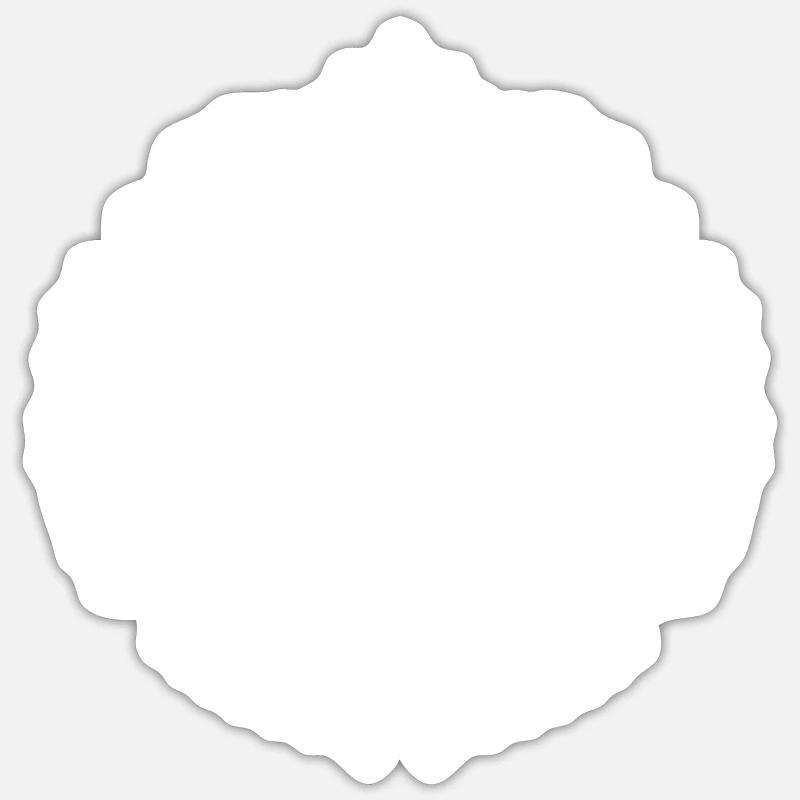 Candy Cane Cutie - Sticker size S (10 x 10 cm) - white matte