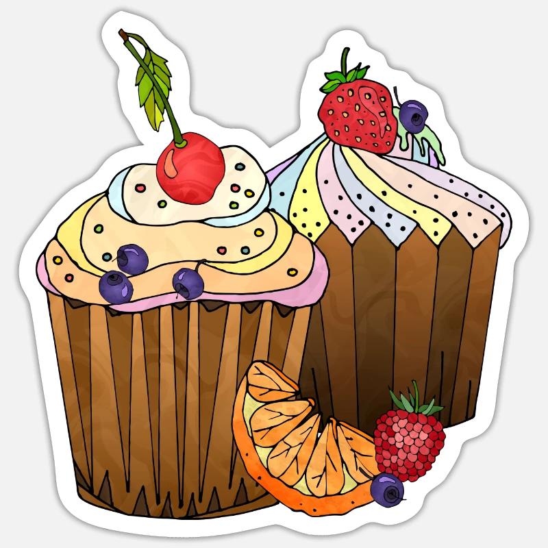 Gâteaux Sticker taille S (10 x 10 cm)