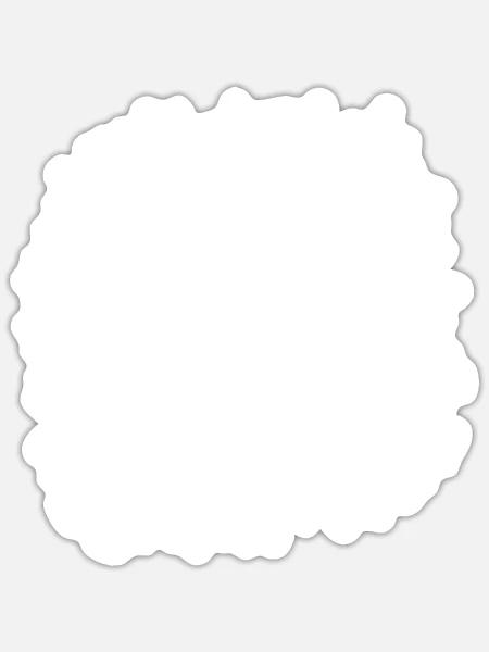 Der OG-Held - Sticker Größe S (10 x 10 cm) - Mattweiß
