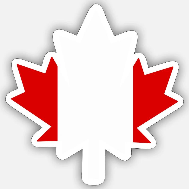 Canada Canada Feuille d’érable Sticker taille S (10 x 10 cm)