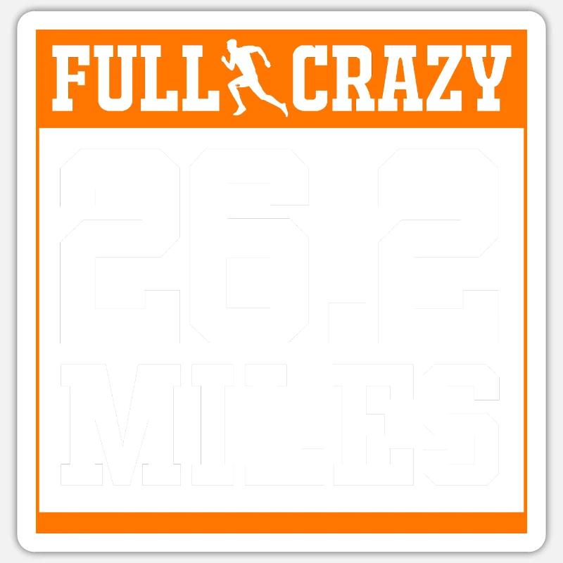 Trailrunning - Sticker Größe S (10 x 10 cm) - Mattweiß