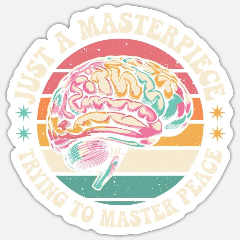Strength through inner harmony Sticker size S (10 x 10 cm)