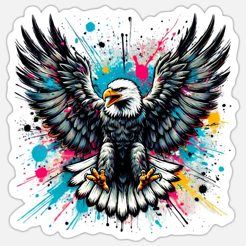 Eagle Sticker size S (10 x 10 cm)