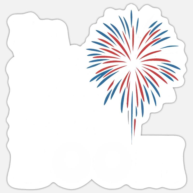 Pyrotechnie Feux d’artifice Pyrotechnie - Sticker taille S (10 x 10 cm) - blanc mat