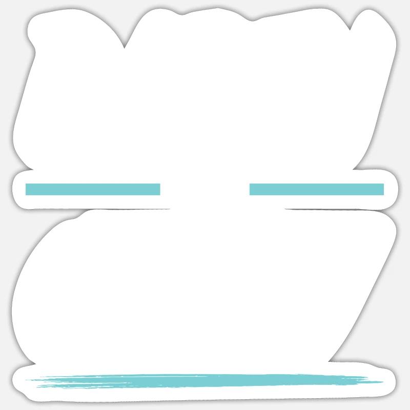 Party Crew - Sticker size S (10 x 10 cm) - white matte