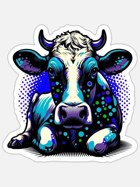 - Sticker taille S (10 x 10 cm) - blanc mat