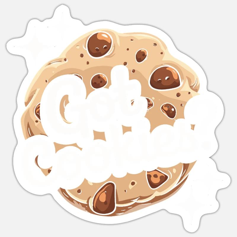 Cookies Cookie Biscuits Biscuits Chocolate Sticker size S (10 x 10 cm)