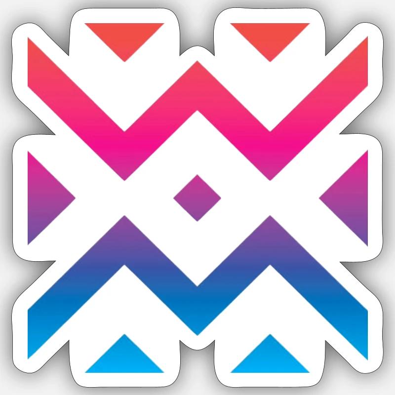 WM - Sticker size S (10 x 10 cm) - white matte