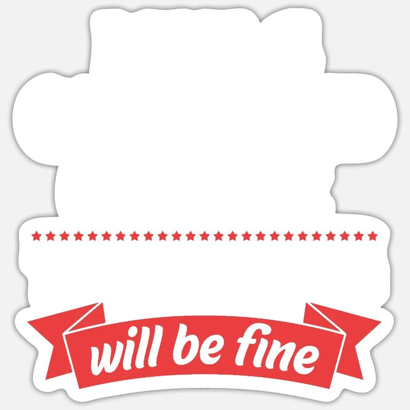 Pfarrer Sticker Größe S (10 x 10 cm)