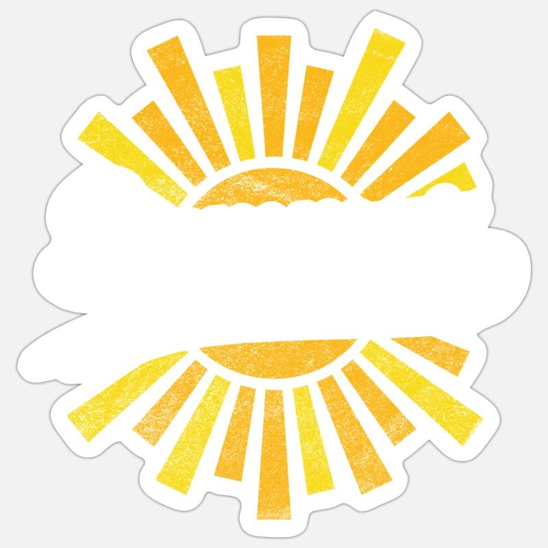 Summer Sun Sticker size S (10 x 10 cm)