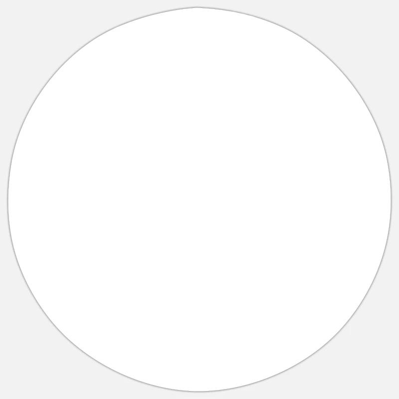 Sunset Circle - Sticker Größe S (10 x 10 cm) - Mattweiß