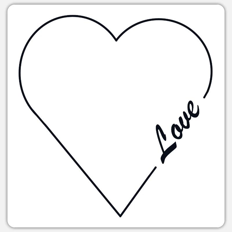 Sticker Größe S (10 x 10 cm) - 