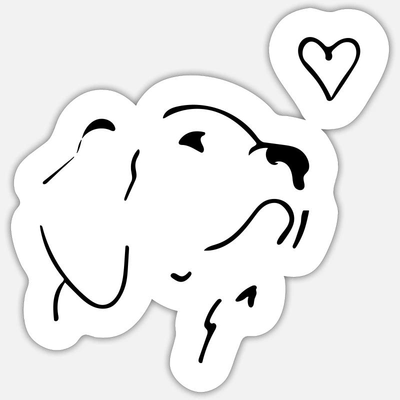 Jedoch - Sticker Größe S (10 x 10 cm) - Mattweiß