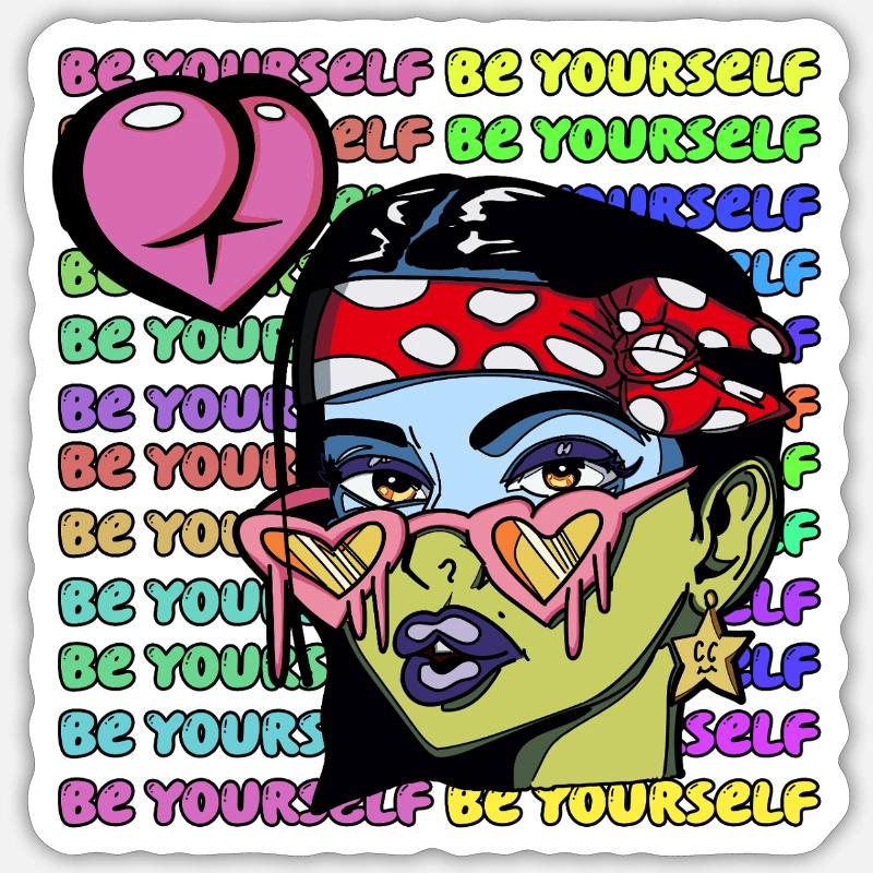 Sticker taille S (10 x 10 cm) - 