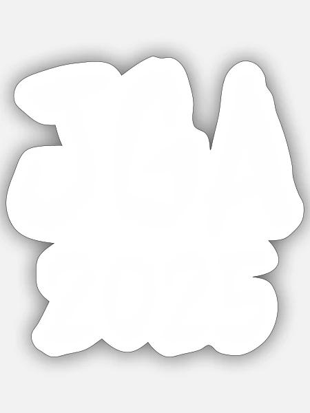 2025 JGA Junggesellenabschied - Sticker Größe S (10 x 10 cm) - Mattweiß