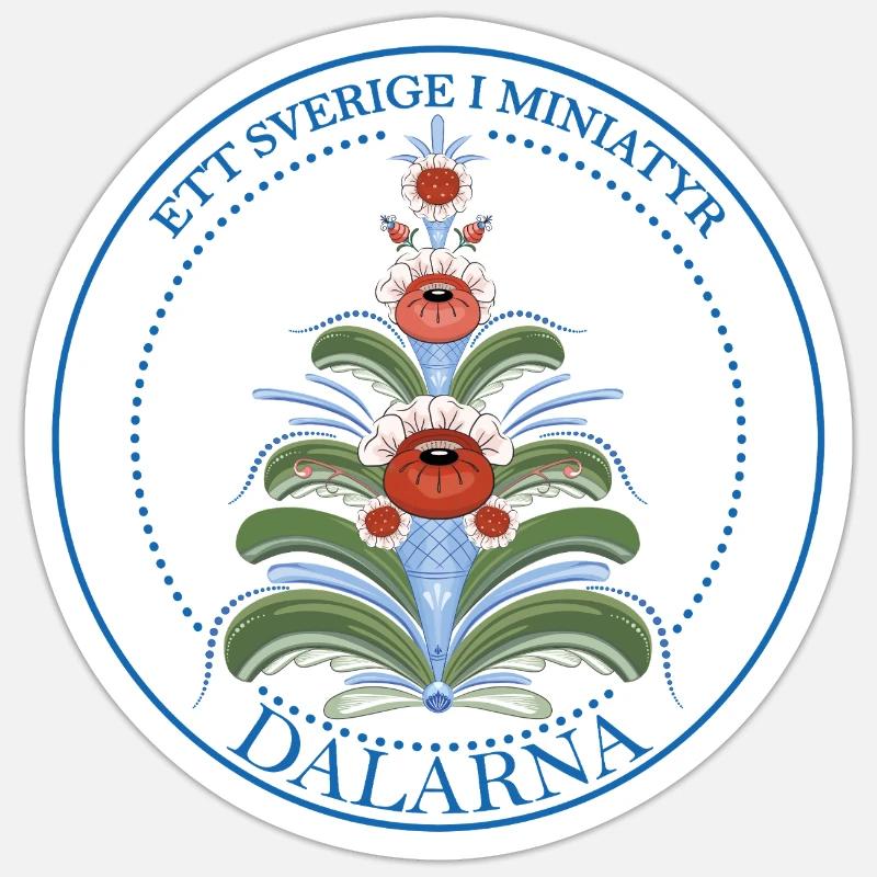 Kurdischer Dalic blauer Text - Sticker Größe S (10 x 10 cm) - Mattweiß