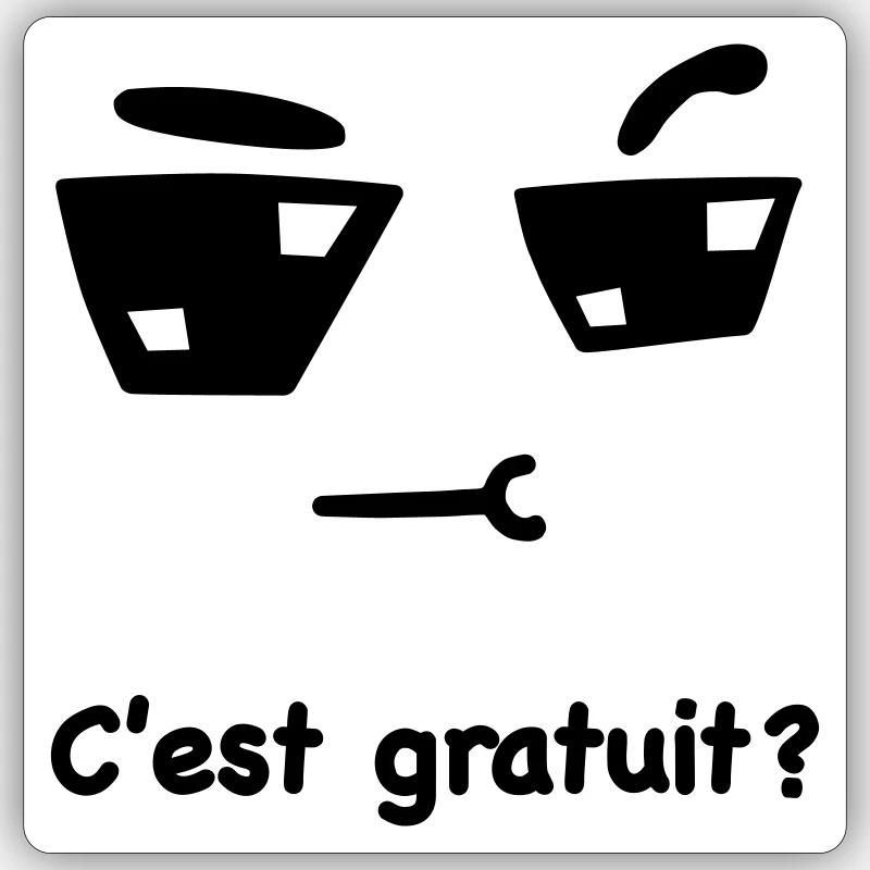 Sticker Größe S (10 x 10 cm) - 
