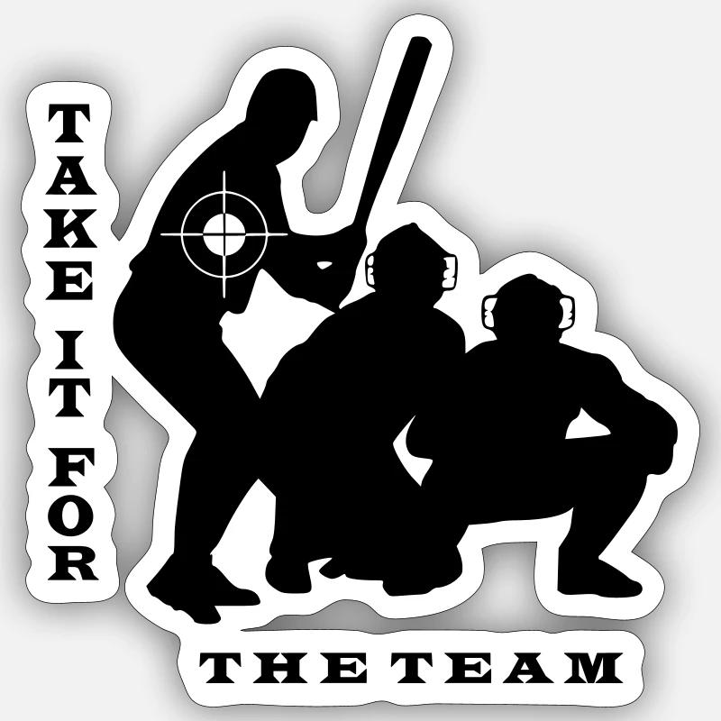 Baseball Hardball Softball Strike Hit Pitcher Sticker Größe S (10 x 10 cm)