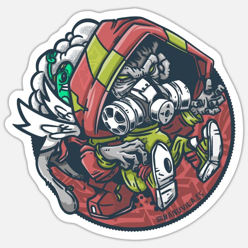 Sticker taille S (10 x 10 cm) - 