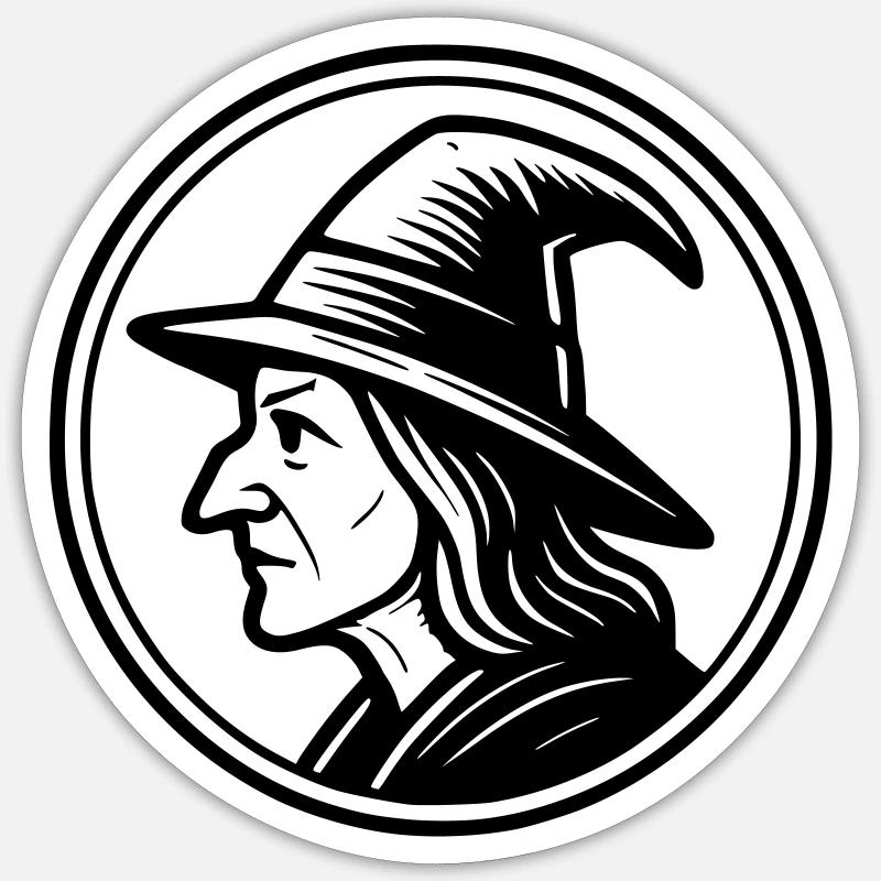 Witch Sticker size S (10 x 10 cm)