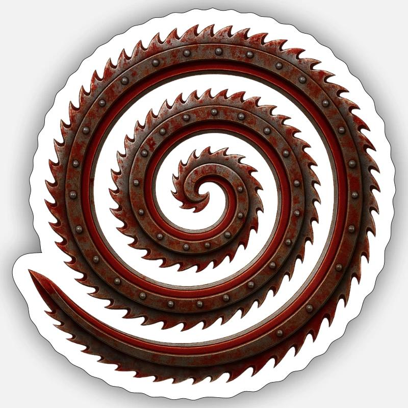 Das Kramer Gebirge - Sticker Größe S (10 x 10 cm) - Mattweiß