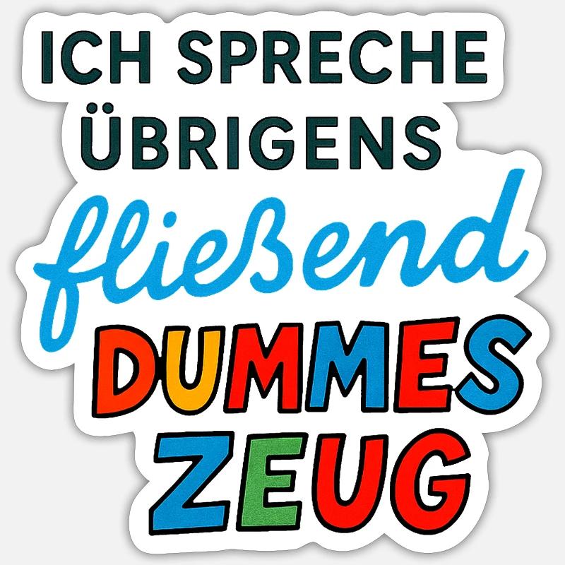 Sticker Größe S (10 x 10 cm) - 