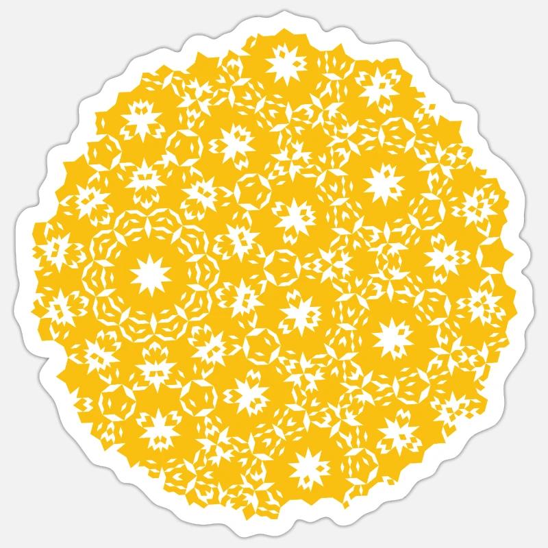 Moon Pattern Sticker size S (10 x 10 cm)