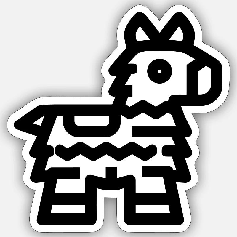 Pinata Sticker size S (10 x 10 cm)