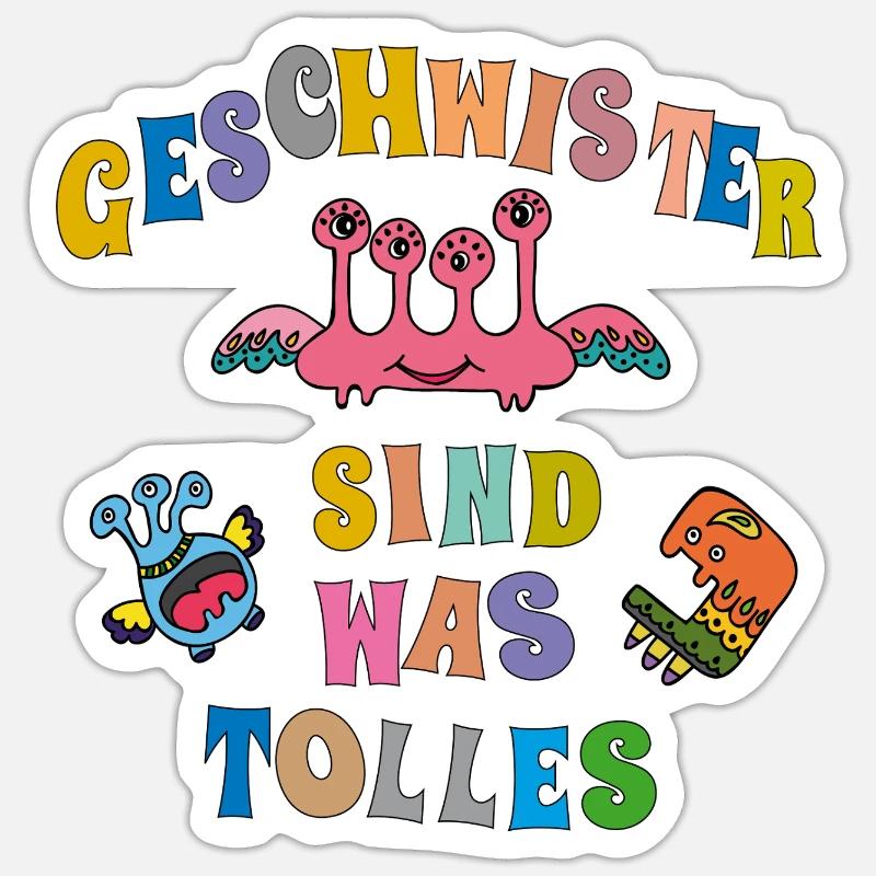 Sticker Größe S (10 x 10 cm) - 