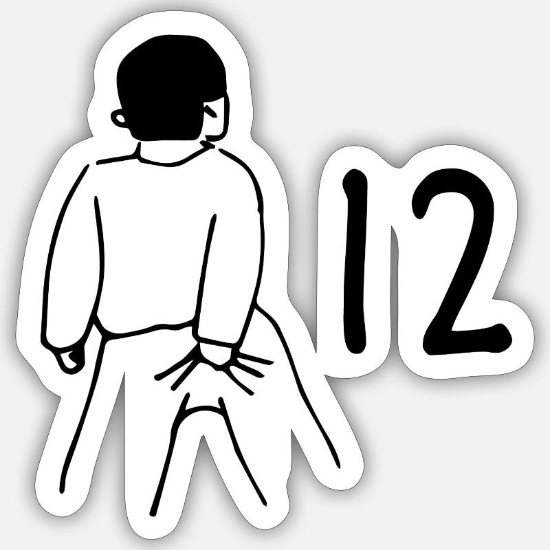 Sticker taille S (10 x 10 cm) - 