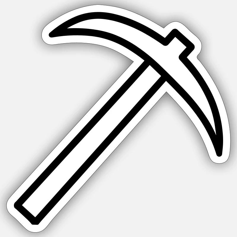 piolet Sticker size S (10 x 10 cm)