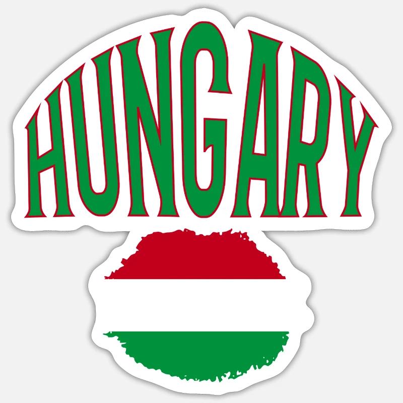 Hungary Sticker size S (10 x 10 cm)