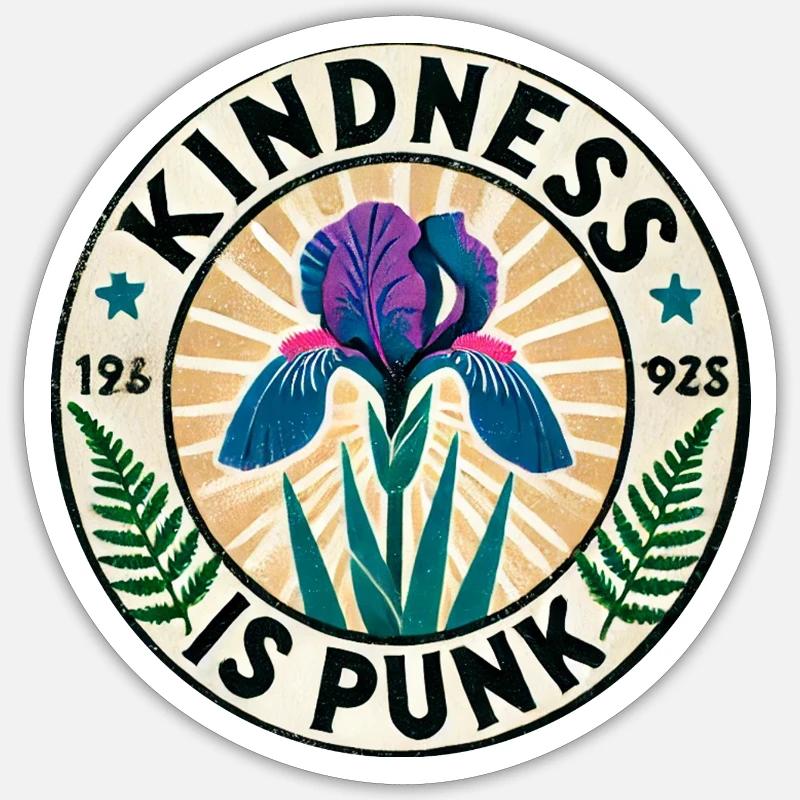 La gentillesse, c’est le patch punk Iris Sticker taille S (10 x 10 cm)