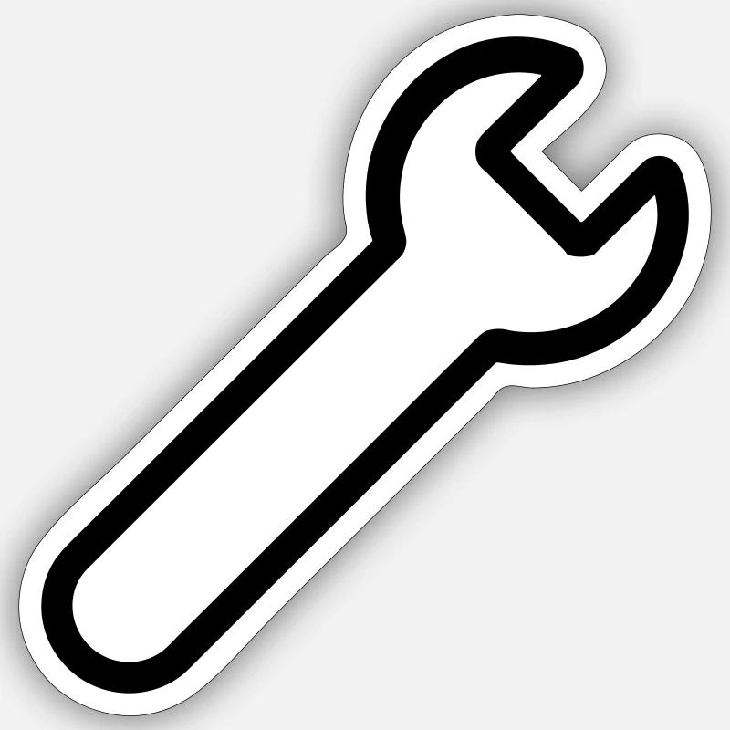do-it-yourself - Sticker size S (10 x 10 cm) - white matte