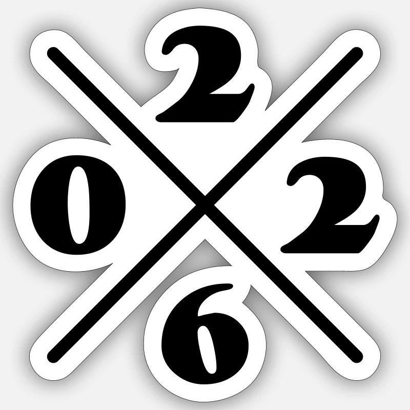 2026 Elementår Sticker størrelse S (10 x 10 cm)