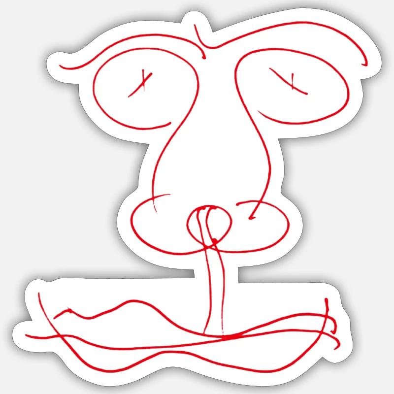 Sticker Größe S (10 x 10 cm) - 