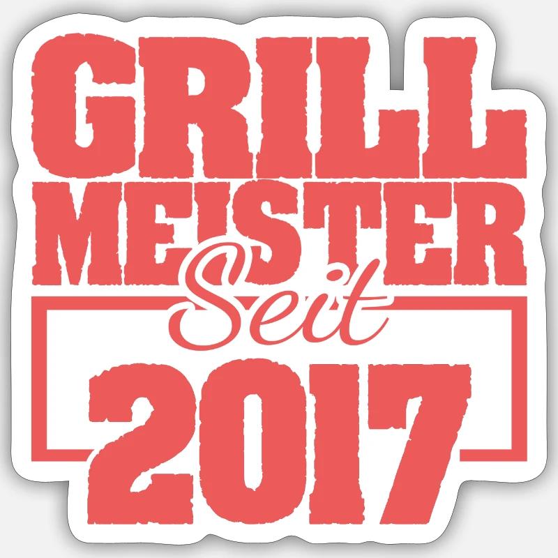 2017 - Sticker taille S (10 x 10 cm) - blanc mat