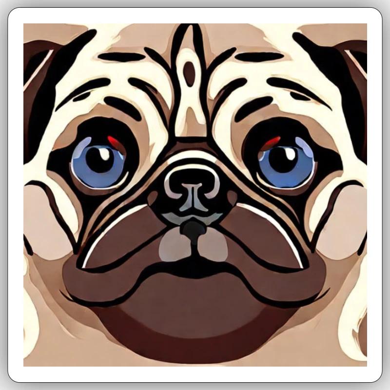 Sticker Größe S (10 x 10 cm) - 